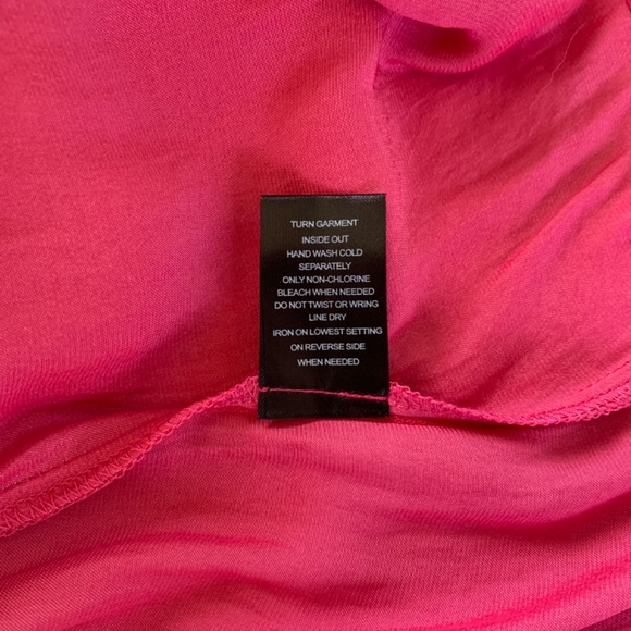 Trixxi Francesca's Shayla Satin Mini Dress halter ruffle pink size small NWT - Picture 8 of 12